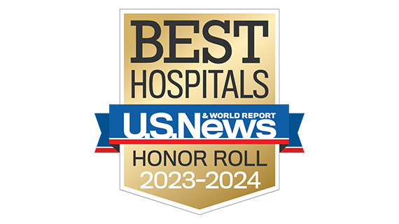 U.S. News and World Report America's Best Hospitals 2023-2024 badge