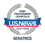 U.S. News and World Report Badge in Geriatrics