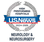 U.S. News and World Report Badge for Neurology and Neurosurgery