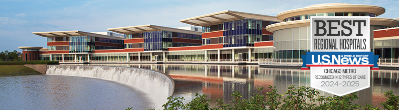 Banner image of Lake Forest Hospital with U.S. News and World Report Best Regional Hospitals Recognized in 12 Types of Care