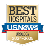 U.S. News and World Report Best Hospitals Badge for Urology