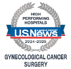 U.S. News and World Report High Performing Hospitals Badge for Best Regional Hospitals in Gynecological Cancer Care
