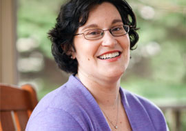 Laura, a former Northwestern Medicine patient, smiling