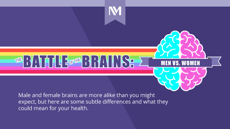Battle of the Brain: Men Vs. Women [Infographic]
